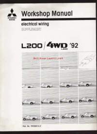 Mitsubishi  L 200 / 4 WD L 200 - Workshop Manual ,Electrical wiring supplement