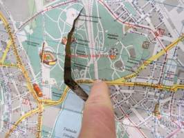 Helsinki matkailijakartta 1958 Turist karta, Tourist map