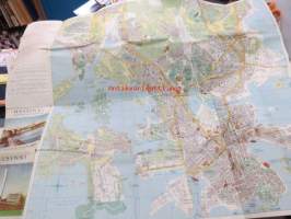 Helsinki matkailijakartta 1958 Turist karta, Tourist map