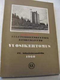 Kulutusosuuskuntien keskusliitto vuosikertomus 44. toimintavuodelta 1960