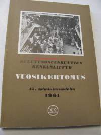 Kulutusosuuskuntien keskusliitto vuosikertomus 45. toimintavuodelta 1961