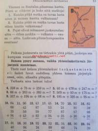 Laskutaito ja elämä A.1  Laskennon ja mittausopin oppikirja kansakouluille A-laitos kaupunkeja ja teollisuusseutuja varten 3-4 kouluvuosi