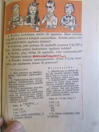 Laskutaito ja elämä A.1  Laskennon ja mittausopin oppikirja kansakouluille A-laitos kaupunkeja ja teollisuusseutuja varten 3-4 kouluvuosi