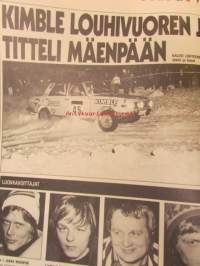 Vauhdin Maailma 1978 nr 4 -mm. Varusteita ja vempeleitä, Mestaritalli Racing Team, Corvetten kanan lento, Voiteluöljyjen aakkoset, MM-Trialin alku Vesterinen