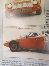 Vauhdin Maailma 1977 nr 3 -mm. Lancia Stratos luistava muoviauto, 12. Marlboro Arctic Ralli, Colt Racing team -77, Opel Manta S Coupe perhekäyttöön, F1