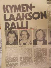 Vauhdin Maailma 1977 nr 3 -mm. Lancia Stratos luistava muoviauto, 12. Marlboro Arctic Ralli, Colt Racing team -77, Opel Manta S Coupe perhekäyttöön, F1