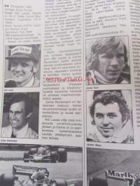Vauhdin Maailma 1977 nr 3 -mm. Lancia Stratos luistava muoviauto, 12. Marlboro Arctic Ralli, Colt Racing team -77, Opel Manta S Coupe perhekäyttöön, F1
