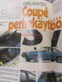 Vauhdin Maailma 1977 nr 3 -mm. Lancia Stratos luistava muoviauto, 12. Marlboro Arctic Ralli, Colt Racing team -77, Opel Manta S Coupe perhekäyttöön, F1