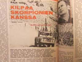 Vauhdin Maailma 1971 nr 12 -mm. Baja 1000 kilpaa skorpionien kanssa, Jackie Stewart heittää huulta, 6 kylmää tuntia Berliinissä 16 eri moottoriveluokkaa, Onko