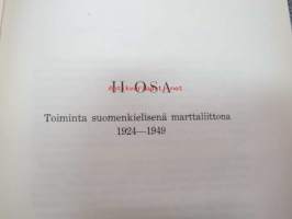 Marttatoiminta 1899-1949