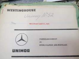 Unimog 25-30 PS käyttöohjekirja (Väliaikainen) + Westinghouse paineilmajarrut ja hydraulinen järjestelmä ohjekirja