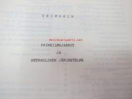 Unimog 25-30 PS käyttöohjekirja (Väliaikainen) + Westinghouse paineilmajarrut ja hydraulinen järjestelmä ohjekirja