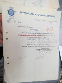 Jyväskylän Rauta-Osakeyhtiö, Jyväskylä 23.5.1921 -asiakirja