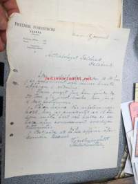 Fredrik Forsström, Ekenäs 12.8.1921 -asiakirja