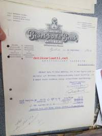 Björkboda Bruk Ab 22.9.1921 -asiakirja