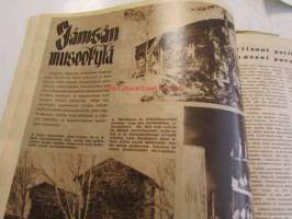 Suomen Kuvalehti 1951 nr 3, Kansallisteatterin miehet, Jämsän museokylä