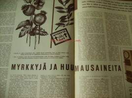 Yhteis Voimin - Osuuskassaväen kuvalukemisto 1957 nr 8 - 9 - tukipalkkiot, Lindberhin perheen oikeudenkäynti, Aga Khan, Imperiumista Kansojenyhteisöön,  ihminen