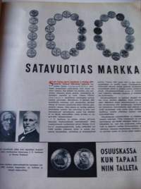 Yhteis Voimin - Osuuskassaväen kuvalukemisto 1960 nr 4  - Suomen metsätalous, talvikalastus, syövän arvoitus, caspar Hauser, Englannin kanaaliuinti, alokas