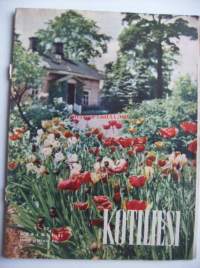 Kotiliesi 1953 nr 12  - kesäinen olohuone, säilöäkö vai ei, uutta viiliä vanhaan leiliin, vitamiinien säilyvyys