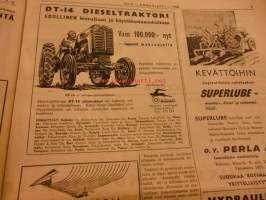 Koneviesti 1958 / 9, 7.5.1958 sis. mm. seur. artikkelit / kuvat; Perämoottorivenettä rakentamaan, Thermaenius ST 256, DT-1§4, karhekokoooja, Olkipoika, Wright,