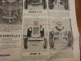 Koneviesti 1958 / 9, 7.5.1958 sis. mm. seur. artikkelit / kuvat; Perämoottorivenettä rakentamaan, Thermaenius ST 256, DT-1§4, karhekokoooja, Olkipoika, Wright,