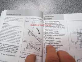 Panasonic RF-3700 FM Receiver -operating instruction -radiovastaanottimen käyttöohjeet