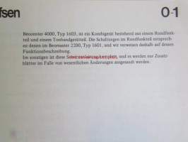Bang &amp; Olufsen Beocenter 4000 -Huolto-ohjekirja, katso tarkemmat tyyppimerkinnät kuvista