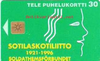 Sotilaskotiliitto 75 vuotta D99 - puhelinkortti