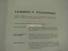 Tammer-V kiilahihnat / kilremmar -suunnittelu, käyttö, huolto