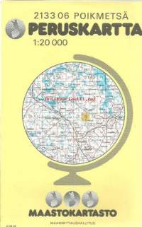 Poikmetsä - 2133 06  Peruskartta 1 : 20 000  kartta