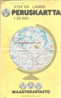 Lammi  - 2134 04  Peruskartta 1 : 20 000  kartta