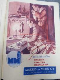 Joka Poika 1955 nr 11-12, Poikien Joulu -joulehti, sis. mm.; Penlax Oy kynämainos, Makeis- ja Mehu Oy mainos, Betlehem, Sibelius, Partaharjun juhlaleiri,