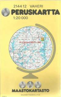 Vaheri - 2144 12  Peruskartta 1 : 20 000  kartta