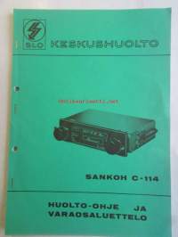 Sankoh C-114 Huolto-ohje ja varaosaluettelo