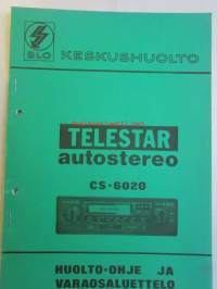Telestar CS-6020 -Huolto-ohje ja varaosaluettelo