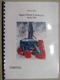 Keto-750 series 2000 harvester spare parts catalogue -varaosakirja