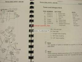 Keto-500 HD series 2000 harvester spare parts catalogue -varaosakirja