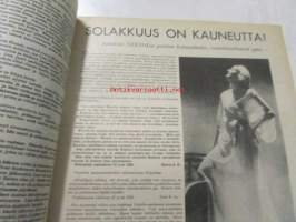 Kotiliesi 1935 nr 19 lokakuu Kansikuva Martta Wendelin (lapset syyssateessa) , Hilda Ihamuotila Histan kartanon emäntä, riistaruokia