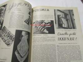 Kotiliesi 1935 nr 19 lokakuu Kansikuva Martta Wendelin (lapset syyssateessa) , Hilda Ihamuotila Histan kartanon emäntä, riistaruokia