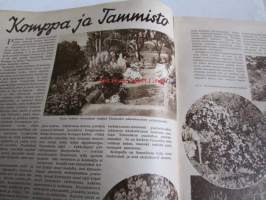 Suomen Kuvalehti 1934 nr 22, Suruseutua kiertämässä Louhen uppoaminen ja uhrien kuvat, minä (Wehka-Heikki) ja Marsalkka, professori Kompan Tammisto