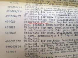 Fältartilleriregementet 4 Staben, Perkjärvi läger, 4.7.1939 dagorder -Perkjärven tykistöleirin päiväkäsky