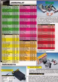 Euro Motor Center - Varaosakuvasto, moottorikelkat. 1999. Mainosesite