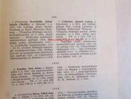 Eteläsuomalaisen osakunnan martikkeli I 1905-1925