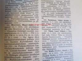 Eteläsuomalaisen osakunnan martikkeli I 1905-1925