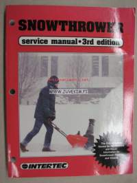 Snowthrower Service Manual -lumilinkojen korjaamokirja