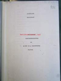 Schörling Waggonbau - käsikirja yleiskonelaustaa ja M-TTV IIn rakennetta varten (lakaisukone - käyttöohjekirja)
