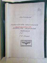 Schörling Waggonbau - Käyttöohjeet itsekerrävälle lakaisuautolle Schörling-järjestelmä Mallisarja TS ja TS-super