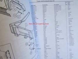 Wille 655c varaosaluettelo, reservdelskatalog, spare parts list, valmistenumerosta 119001 eteenpäin, tillverkningsnummer, production number