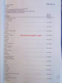 Wille 655c varaosaluettelo, reservdelskatalog, spare parts list, valmistenumerosta 119001 eteenpäin, tillverkningsnummer, production number