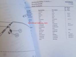 Wille 655c varaosaluettelo, reservdelskatalog, spare parts list, valmistenumerosta 119001 eteenpäin, tillverkningsnummer, production number